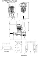 EPHIL X-20cc-R Benzin Modellmotor