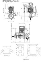 EPHIL X-20cc-S Benzin Modellmotor Elektrostarter