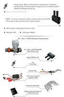 EPHIL X-38cc-R Benzin Gl&uuml;hz&uuml;nder Elektrostarter