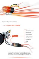 EPHIL X-38cc-R Benzin Gl&uuml;hz&uuml;nder Elektrostarter