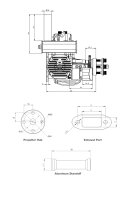 EPHIL X-40cc-B2 Benzin Gl&uuml;hz&uuml;nder Elektrostarter